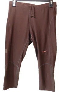 Nike Mujer Dri Fit Marrón Capri Corto Entrenamiento Activo Legging Pequeño 4 6 - Imagen 1 de 16