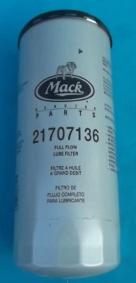 FILTRO DE ACEITE LUBRICANTE DE FLUJO COMPLETO MACK OEM ORIGINAL 21707136 NUEVO Foto 1 de 4