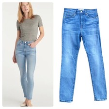 NWOT CQY Denim Palme Jeans Women's 30 High Rise Skinny Med Wash Luminous Blue