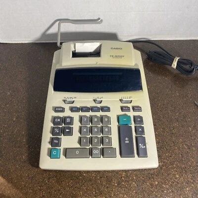 Casio FR-2650DT Desktop Printing Calculator - 12-Digit - Image 1 of 4