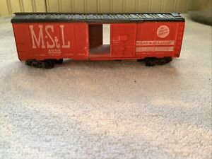 REVELL: M-St-L #4005 Peoria, Boxcar. HO Scale 1956 USA VINTAGE, RED