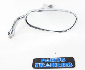 Right Side Replacement Mirror Yamaha Universal 10mm Mount 2.75" x 4.5" Chrome - Picture 1 of 3