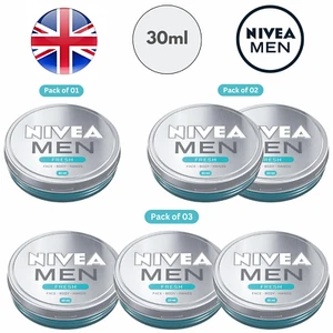 Nivea Men Fresh Moisturizer Gel Natural Watermint Refreshing 30ml - 1-3 Packs - Picture 1 of 8