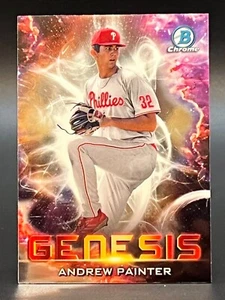 2021 Bowman Chrome #GNS-12 Andrew Painter Phillies Genesis - Picture 1 of 2