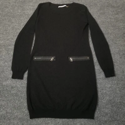 Vestido Suéter Marc New York by Andrew Marc Para Mujer Negro Mezcla Lana - Talla M Foto 1 de 4