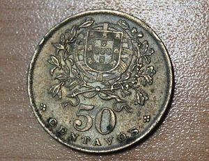 1958 Portugal 50 Centavos - Picture 1 of 2