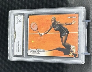 2003 NetPro #1 SERENA WILLIAMS Rookie Card RC Tennis 💎 GMA 10 Gem Mint 🎾 GOAT - Picture 1 of 2