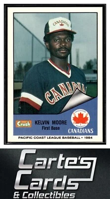 Kelvin Moore 1984 Cramer Pacific Coast League #31  Vancouver Canadians - Image 1 of 2