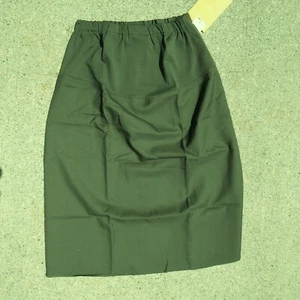 USMC Marine Corps Woman's Green Maternity Skirt Class A Wool/Poly size Medium - Picture 1 of 2