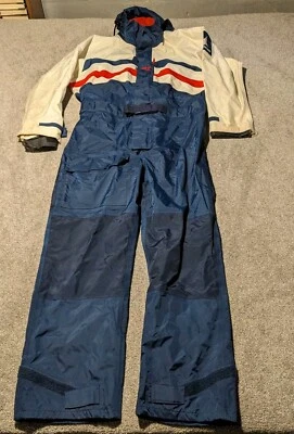 Traje Helly Hansen Para Hombre Grande De Colección Lluvia Vela Yate Barco Océano Años 90  Foto 1 de 4