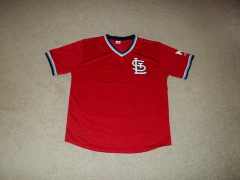 Rare Stan The Man Musial St Louis Cardinals Red #6 XL Adult Maryville SGA Jersey Cover