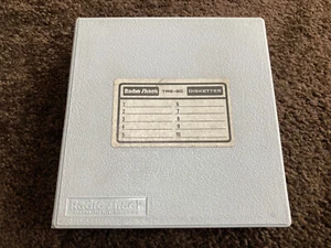 Radio Shack TRS-80 5.25" Diskettes Case Vintage w Orig Stickers Catalog #26-1452 - Picture 1 of 7
