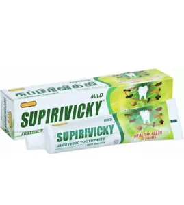 Supirivicky Ayurvedic Toothpaste 4 X 110g Tube Imported From Sri Lanka - Picture 1 of 1