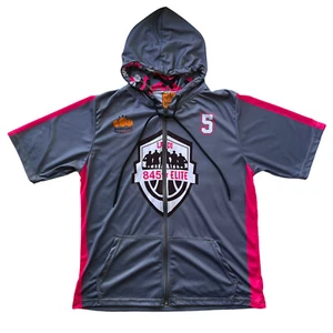 Chaqueta Clásica de Madera Dura para Hombre M Gris Baloncesto con Capucha Calentamiento LADI 845 ELITE - Imagen 1 de 8