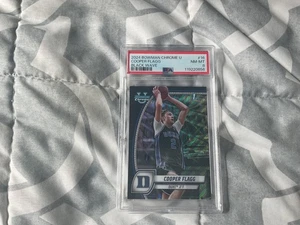 Cooper flagg 2024 bowman chrome u black wave 15 psa 8 - Picture 1 of 2