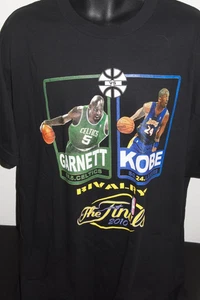 NBA LA Lakers vs Boston Celtics Kobe & Garnett Rivalry 2010 Finals T-Shirt 2XL - Bild 1 von 2