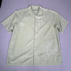 Tommy Bahama 100% Silk XL Men's Shirt  Floral Button Down Short Sleeve - Picture 1 of 11