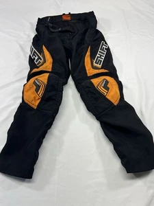 SHIFT Youth Motocross Pants Black Orange Size 28 (12/14) MX Off-Road Riding Gear - Picture 1 of 6