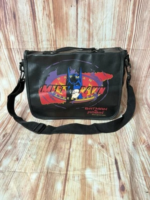 Batman & Robin 1997 Melt Down Extreme Heat crossbody Bag Vintage Rare DC Comics - Image 1 of 4