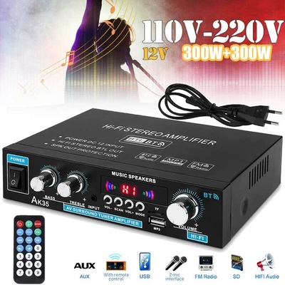 Bluetooth Verstärker Mini HiFi-Verstärker Digitaler Audio-Receiver AMP Endstufe - Bild 1 von 4