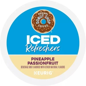 REFRESCADORES HELADOS ORIGINAL DONUT SHOP PIÑA MARACUYÁ 20CT - Imagen 1 de 1