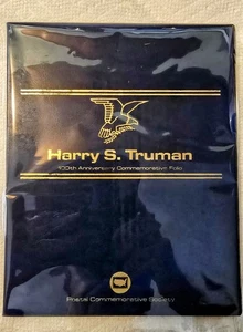 Harry S. Truman 100th Anniversary Commemorative Folio - Picture 1 of 5