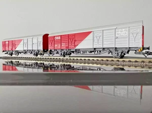 TRIX 24526 - WAGONS PORTE VELOS - OBB - ANALOGIQUE - NEUFS (L-131) - Picture 1 of 4