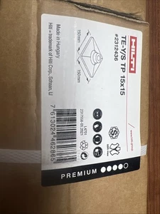Hilti High Alloy Steel Tamper Plate TE-Y/S TP 15X15 2312436 2 PACK 150 MM*150 MM - Picture 1 of 4