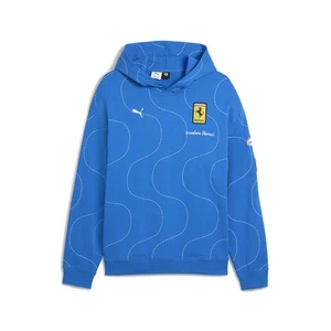 PUMA Scuderia Ferrari Monza Pullover Sudadera con Capucha Para Hombres Azul Informal Ropa Exterior Deportiva - Imagen 1 de 7