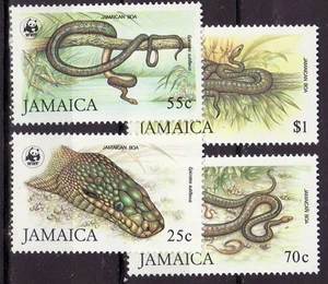 E1051 - Jamaica 1984 - MNH -Slangen / Snakes (WWF/WNF) - Imagen 1 de 1