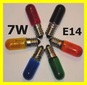 7W Glühbirne bunt rot grün gelb blau orange lila farbig - Bild 1 von 2