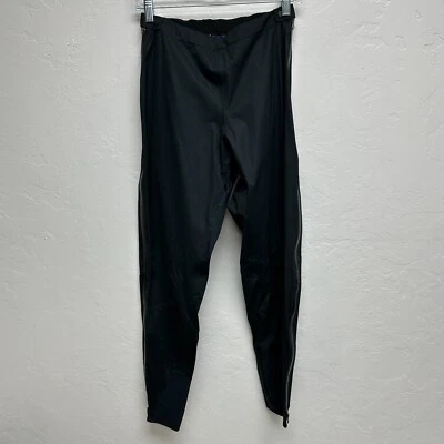 Pantalones Patagonia Mujer Medianos Negros Spraymaster Resistente al Agua Cremallera Piernas Senderismo Foto 1 de 4