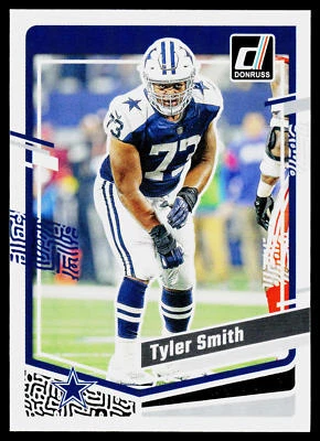 Tyler Smith, 2023 Donruss, #83, Dallas Cowboys, - Image 1 of 2