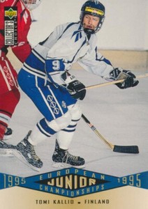 1995-96 Collector's Choice #334 TOMI KALLIO - Team Finland Suomi