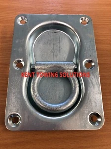 New Heavy Duty Trailer Double Twin Recessed Lashing Tie Down Ring, Ifor Williams - Picture 1 of 8