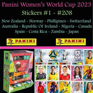 Panini FIFA Women's World Cup 2023 - Stickers #1 - #208 **US Seller** - Picture 1 of 209