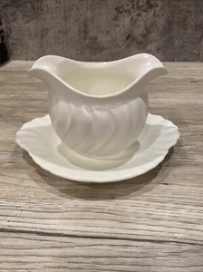 Vintage Franziskaner Ware Coronado Swirl Sauciere Cottage Core 1940’s USA Country - Bild 1 von 10