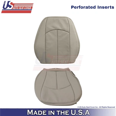 Fundas de repuesto de cuero gris para pasajero Mercedes-Benz Clase E 2002-2009 Foto 1 de 4