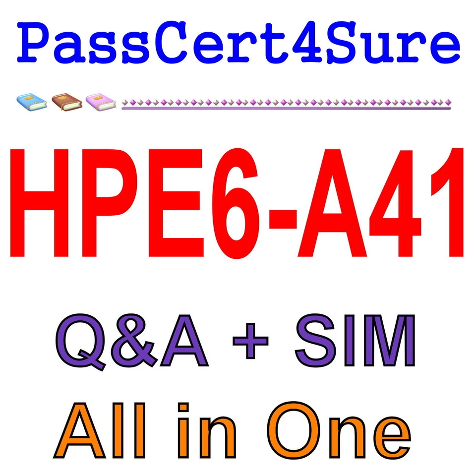 HP Applying Aruba Switching Fundamentals for Mobility HPE6-A41 Exam Q&A+SIM - Image 1 of 1