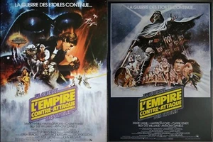L'EMPIRE CONTRE ATTAQUE LOT 2 Affiches Cinéma 53x40 Movie Posters STAR WARS - Imagen 1 de 1