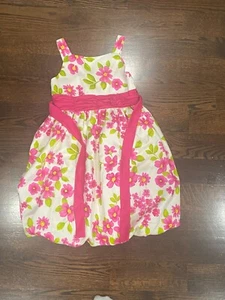 Girls Kids American Princess White Floral Sleeveless T-Shirt Dress Size 16 - Picture 1 of 5