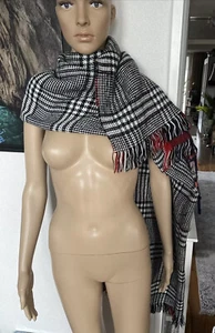 Schal Kariert Beidseitig Neuwertig - Bild 1 von 3