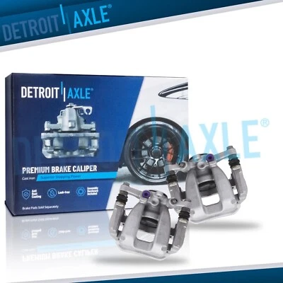 Par de pinzas de freno de disco traseras con soporte para GMC Terrain Chevrolet Equinox Malibu Foto 1 de 4