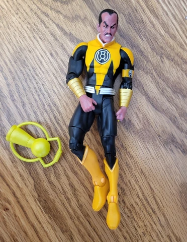 Sinestro Variant DC Universe Classics 2008 Action Figure Loose Yellow Lantern Cover