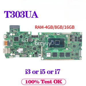 Placa madre T303U para ASUS Transformer 3 Pro T303UA T303 I3 6ª generación 4 GB/8 GB-RAM - Imagen 1 de 5