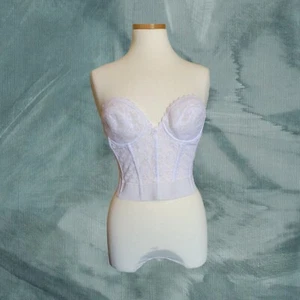 Vintage 90’s Frederick’s of Hollywood White Lace Corset 36B - Picture 1 of 17