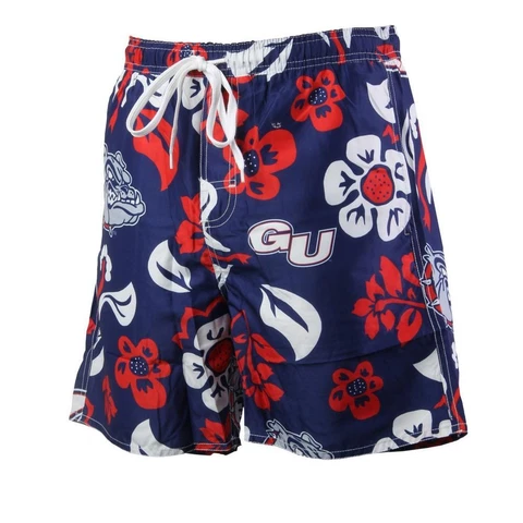 Men's Gonzaga University Bulldogs Swim Trunks Floral Swim Shorts Cover