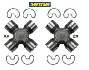 2 Premium Driveshaft Universal Joint Front Center Rear Moog Greasable New - Picture 1 of 2