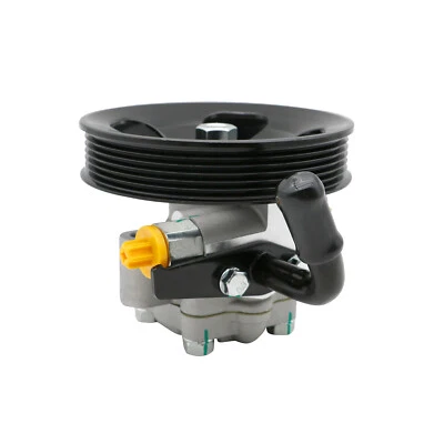 Power Steering Pump w/ Pulley for 02-05 Hyundai Sonata 01-06 Kia Magentis Optima - Image 1 of 4