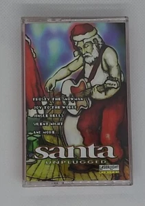 Santa Unplugged a Laser light Prod. Cassette Tape Delta Music 1997 - Picture 1 of 5